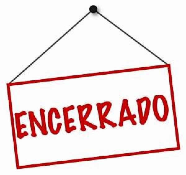 Encerramos dia 7 de Dezembro